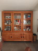 Teak houten kast 250x250x50, Ophalen, 200 cm of meer, 25 tot 50 cm, Glas