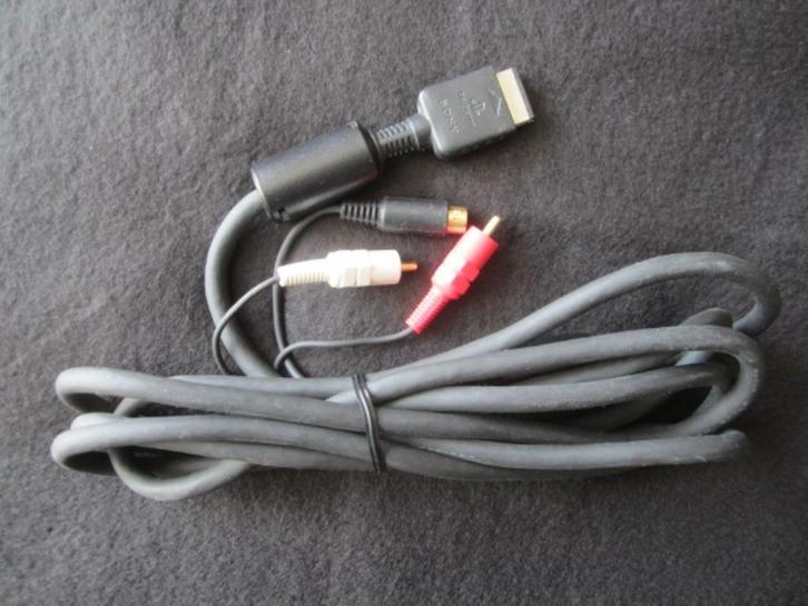 Sony SVHS Super VHS kabel PS2 Playstation 2, Spelcomputers en Games, Games | Sony PlayStation 2, Zo goed als nieuw, Overige genres