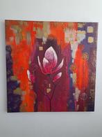 Abstract Bloem Schilderij, Antiek en Kunst, Kunst | Schilderijen | Abstract, Ophalen