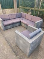 Mooie en degelijke loungeset ( gebruikt)., Tuin en Terras, Tuinsets en Loungesets, Ophalen, Gebruikt