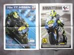 2 motorfiets kranten - TT Assen motor racing 2005-07 poster, Verzenden, 1980 tot heden, Krant