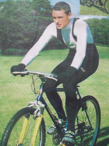 Alpigni zwarte fietsbroek mt lijf XXL collants met bretellen beschikbaar voor biedingen