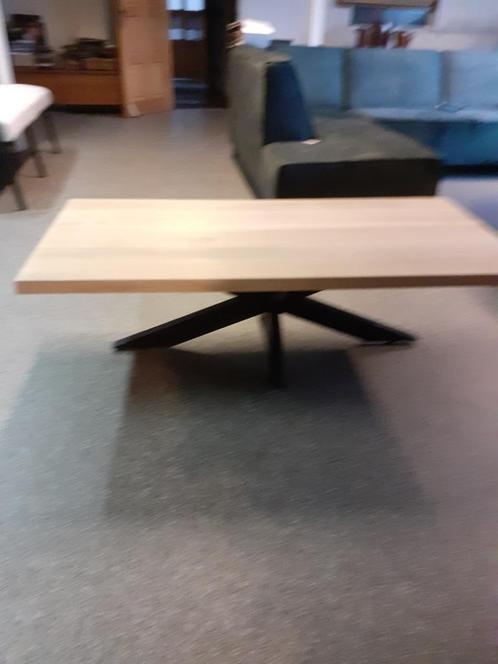 Massief eiken salontafel heel mooi blad.NIEUW.., Huis en Inrichting, Tafels | Salontafels, Nieuw, Minder dan 50 cm, 50 tot 100 cm