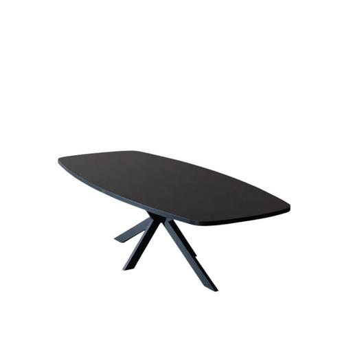 MN Stockholm Vergadertafel Ovaal Extra Dik Blad B240xD120, Huis en Inrichting, Bureaus, Nieuw, Bureau, Ophalen of Verzenden