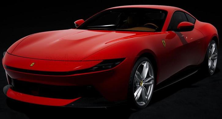 BBR 1:18 Ferrari Amalfi Rosso Corsa, Hobby en Vrije tijd, Modelauto's | 1:18, Nieuw, Overige merken, Ophalen of Verzenden