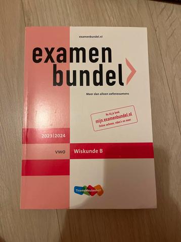 Examenbundel Wiskunde B VWO 2023/2024 beschikbaar voor biedingen