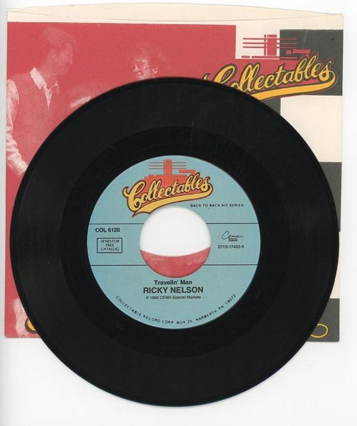uit de serie Collectables ( 6126 )- Ricky Nelson, Cd's en Dvd's, Vinyl Singles, Zo goed als nieuw, Pop, Ophalen of Verzenden