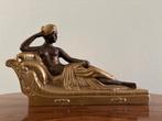 Vintage beeld Pauline Bonaparte / liggende vrouw., Verzamelen, Beelden en Beeldjes, Ophalen of Verzenden, Zo goed als nieuw, Mens