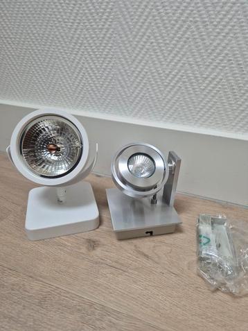 2 Zuiver Spots - Aluminium & Mat Wit - Nieuw! beschikbaar voor biedingen