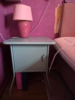 Groene Nachtkastjes, Ophalen, Gebruikt, Minder dan 45 cm, Metaal of Aluminium