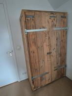Kledingkast kast steigerhout, Huis en Inrichting, Ophalen, 50 tot 75 cm, 200 cm of meer