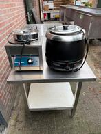 Hotpot nieuw en soepketel en twee chafing dish, Ophalen