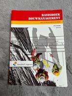Basisboek Bouwmanagement Voor Mbo, Ophalen of Verzenden, Zo goed als nieuw