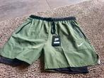 Nike hardloopbroek groen L met binnenbroek, Maat 52/54 (L), Nike, Nieuw, Ophalen of Verzenden