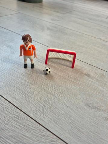 Playmobil voetballer met bal en goal voetbal beschikbaar voor biedingen