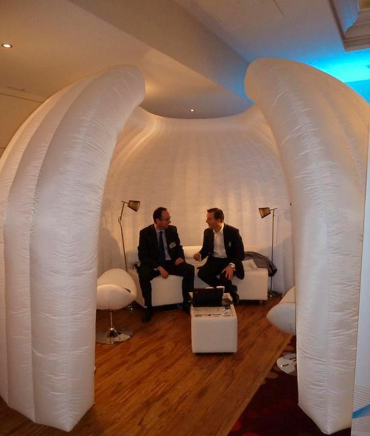 Dome tent vergaderruimte, tentoonstelling de schelp5x6, Tuin en Terras, Partytenten, Zo goed als nieuw, Overige typen, 2 meter of meer