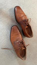 Bruine leren veterschoenen maat 43, Ophalen of Verzenden, Gedragen, Bruin, Veterschoenen