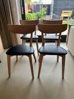 Eettafel stoelen Nordiq, Huis en Inrichting, Stoelen, Ophalen, Gebruikt, Zwart, Vier