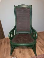 Vintage Schommelstoel met Riet, Huis en Inrichting, Ophalen, Minder dan 50 cm, Gebruikt, Minder dan 75 cm