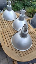 3 Originele Industriele lampen inclusief lampen, Ophalen, Gebruikt, 50 tot 75 cm, Metaal