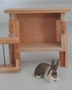 Miniatuur konijnenhok met konijn! 1:12, Ophalen of Verzenden, Zo goed als nieuw, Decoratie