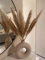 H&M Home Vaas met Pampas Grass, Huis en Inrichting, Woonaccessoires | Droogbloemen, Ophalen, Zo goed als nieuw