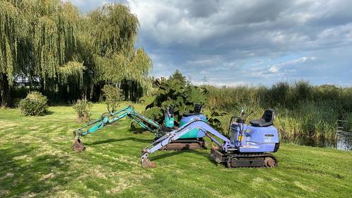 komatsu pc03 2 HITACHI ex 5 mini graafmachine met sloophamer, Zakelijke goederen, Machines en Bouw | Kranen en Graafmachines, Graafmachine