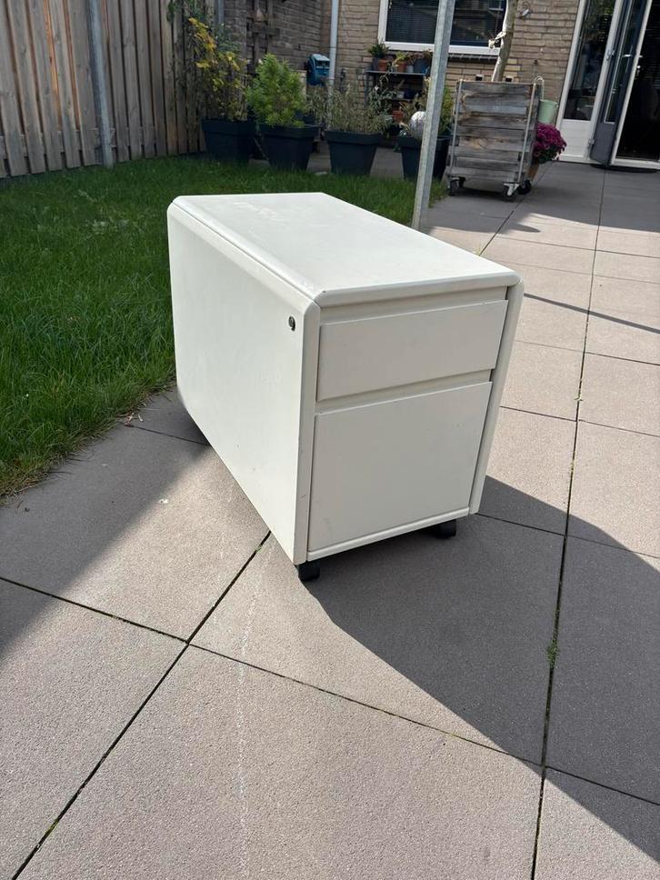 Archiefkast / Ladekast op wielen, Huis en Inrichting, Kasten | Roldeurkasten en Archiefkasten, Gebruikt, Minder dan 100 cm, Minder dan 50 cm