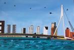 Tekening Erasmusbrug Rotterdam, Ophalen of Verzenden