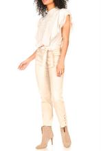Dante6 paperbag broek Shamble XS 34 beige ecru spijkerbroek, Dante6, Beige, Nieuw, Ophalen of Verzenden