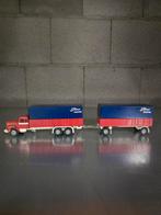 Vintage Tekno Transport Truck met Aanhanger, Overige merken, Gebruikt, 1:50 of kleiner, Ophalen of Verzenden
