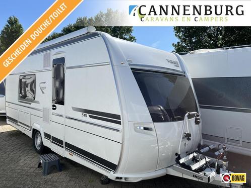 Fendt Bianco Activ 515 SFD Ruime badkamer met douche, Caravans en Kamperen, Caravans, tot en met 2, 1250 - 1500 kg, Overige, Fendt