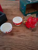 Kerst theepot set - Nieuw! Met thee, Onbekend, Nieuw, Ophalen of Verzenden, Onbekend