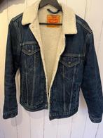Stoere Levis spijkerjack met bontkraag - Maat M, Ophalen, Zo goed als nieuw
