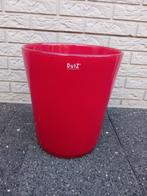 Glas, Huis en Inrichting, Woonaccessoires | Vazen, Ophalen of Verzenden, Minder dan 50 cm, Rood, Glas