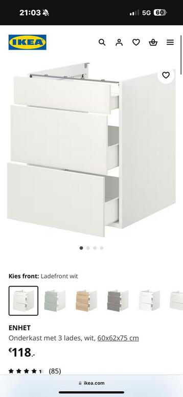 2x ENHET keukenkast