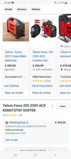 Telwin Force 205 tribe 9-13 Lasapparaat, Doe-het-zelf en Verbouw, Gereedschap | Lasapparaten, Ophalen of Verzenden, Nieuw, 150 tot 250 ampère