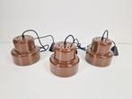 Set 3 Fog & Morup poker mini hanglampen Jo Hammerborg Deens, N, Vintage, Ophalen of Verzenden, N