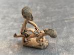 Bronzen Afrikaans Ashanti beeldje erotisch getint, Antiek en Kunst, Kunst | Niet-Westerse kunst, Ophalen of Verzenden