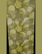 13047 Vintage retro   psycedelische bloemen 70s behang swiet, Huis en Inrichting, Ophalen of Verzenden, Minder dan 10 m², Groen
