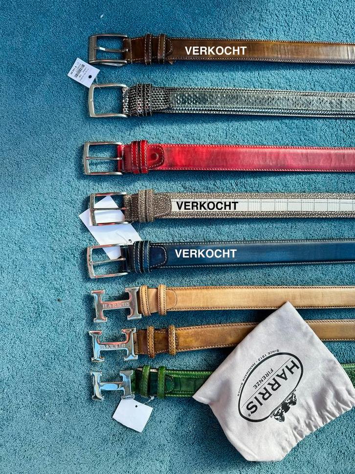 NIEUW Harris Firenze Riem div Kleuren Uitvoeringen, Kleding | Heren, Riemen en Ceinturen, Nieuw, Riem of Ceintuur, 105 tot 115 cm