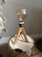 Lampvoet houten statief tafellamp, Ophalen of Verzenden, Zo goed als nieuw, Minder dan 50 cm