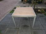 Te koop tuintafel, Tuin en Terras, Ophalen, Gebruikt, Vierkant, Aluminium