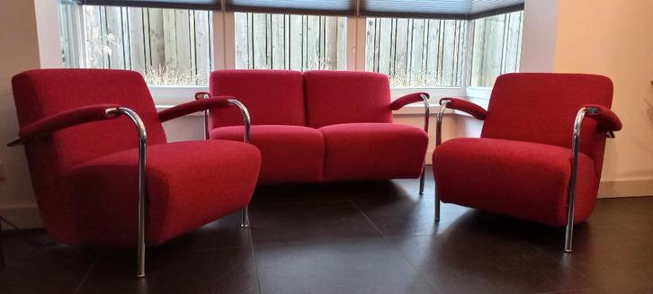 Leolux Scylla set. Bank + 2 stoelen, Huis en Inrichting, Overige Huis en Inrichting, Zo goed als nieuw, Ophalen