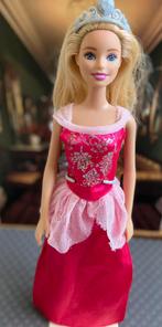 Barbie prinsessenjurk en kroontje, Ophalen of Verzenden, Gebruikt, Barbie