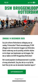 DSW BRUGGENLOOP ROTTERDAM 2025, Tickets en Kaartjes, Evenementen en Festivals, Twee personen