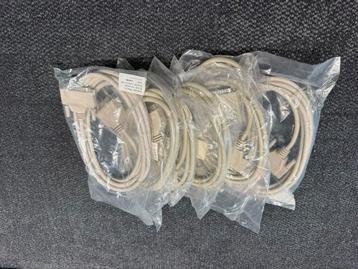 6 stuks Printerkabel Parallel 25 pin 3 meter Nieuw beschikbaar voor biedingen