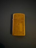Zippo Venetian Brass Slim - Goede Staat, Ophalen of Verzenden