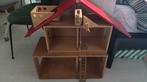 Houten Poppenhuis, Ophalen, Zo goed als nieuw, Minder dan 150 cm, Minder dan 100 cm