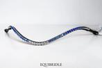 Equibridle frontriem 6mm wave fade blue cob, Ophalen of Verzenden, Zo goed als nieuw, Dressuur